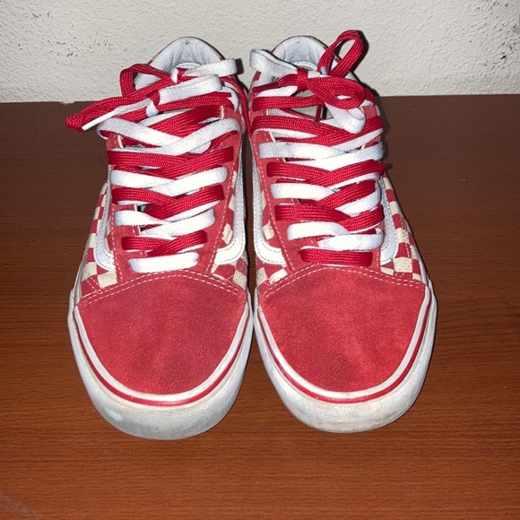 Red Checkered Vans - Picture 5 of 7
